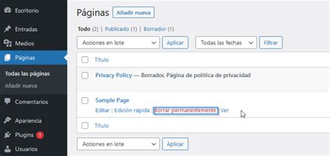 Papelera De Wordpress Qu Es Y C Mo Gestionarla Ayuda Lucushost