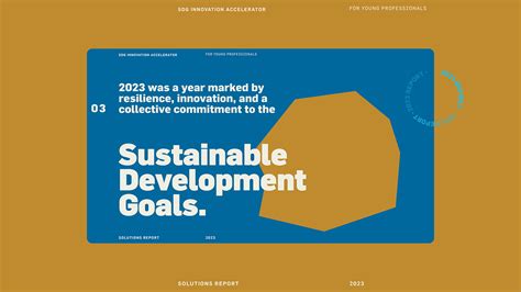 Sdg Innovation Report 2023 Behance