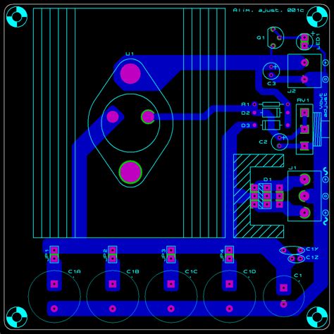 Electronique Realisations Alimentation Ajustable C