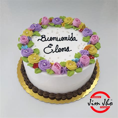 Torta Flores De Chantilly Pasteler A Jimjho