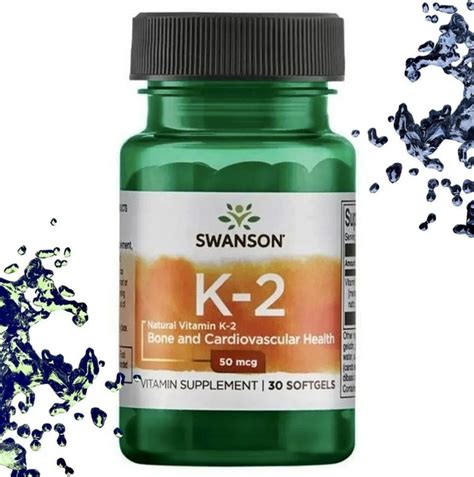 Витамин K2 Свэнсон Natural Vitamin К2 Swanson, 30 гелевых драже. Годен ...