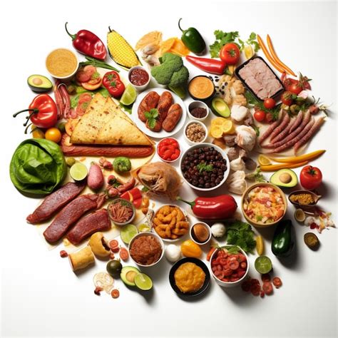 Premium Ai Image National Food Of Mexico With White Background High