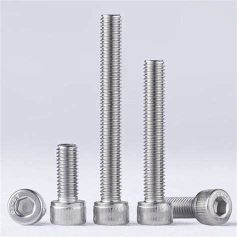 Socket Cap Head Screws Stainless Steel Left Hand Threaded Allen