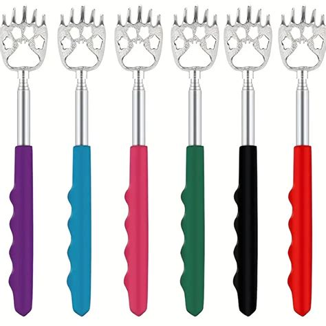 4 Pack Telescoping Back Scratcher Portable Hand Bone Back Scratchers