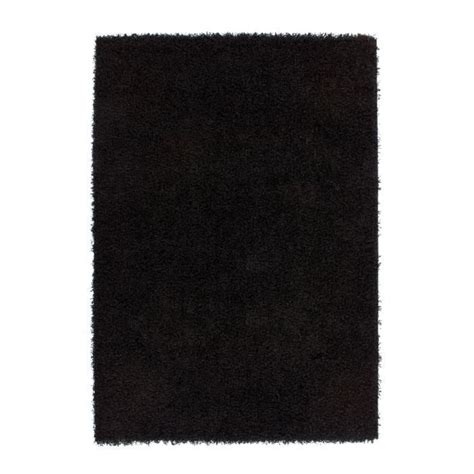 Tapis De Salon Shaggy Noir 200x280 Cm Carpet Shaggy Rugs Home Decor