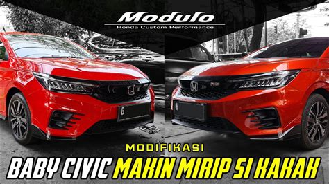 HONDA CITY Hatchback RS 2021 Pasang Bodykit Modulo Baby CIVIC