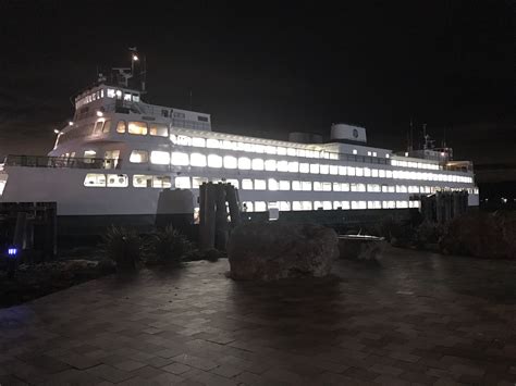 Bremerton Ferry Terminal At Night | Horangee-Noon.com