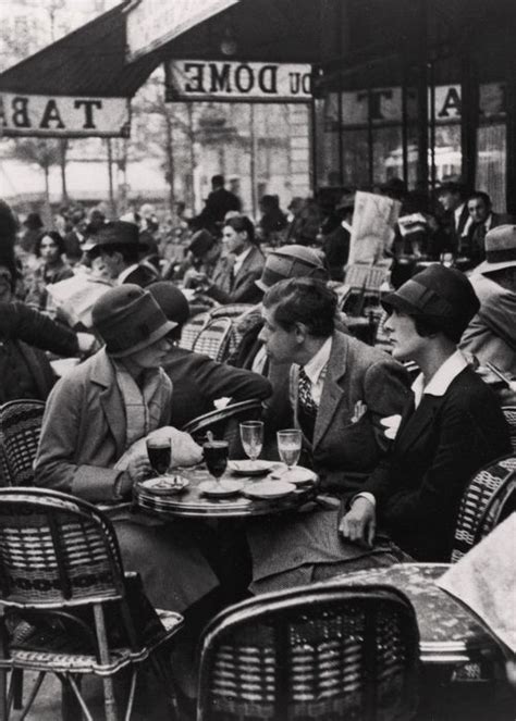 Andr Kert Sz My Friends At Cafe Du Dome 1928 The Lost Generation Of