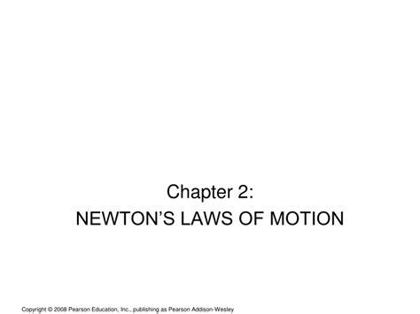 Ppt Chapter 2 Newton’s Laws Of Motion Powerpoint Presentation Free Download Id 9573681