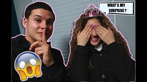 Surprising My Girlfriend On Her Birthday She Cries Youtube