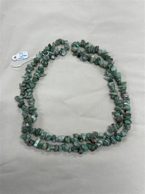 36 Chrysoprase Nugget Bead Strand Gary S Gem Garden