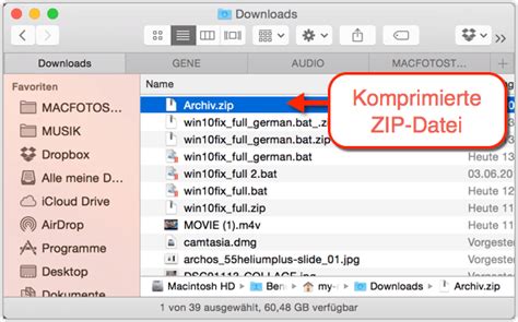 Mac Os X Zip Ordner Erstellen Und Verschl Sseln Techmixx