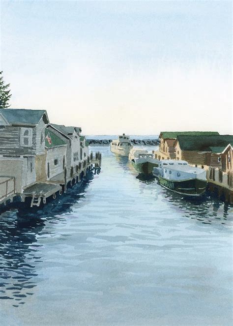 Fishtown at Dusk Fine Art Print — Kristin MacKenzie Design