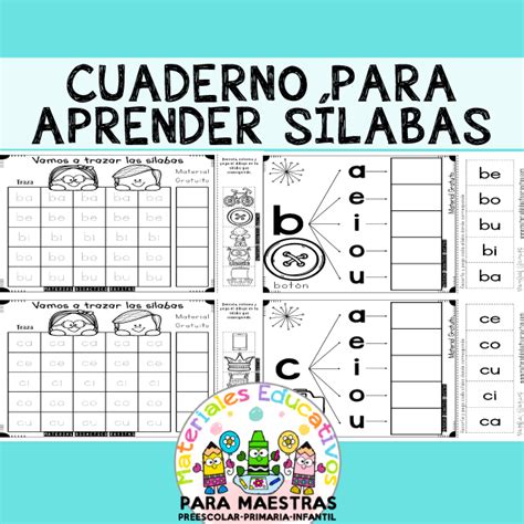 Cuaderno Para Aprender S Labas Materiales Educativos Para Maestras