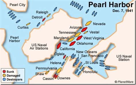 Freds Blog Remembering Pearl Harbor Pearl Harbor Map Pearl Harbor