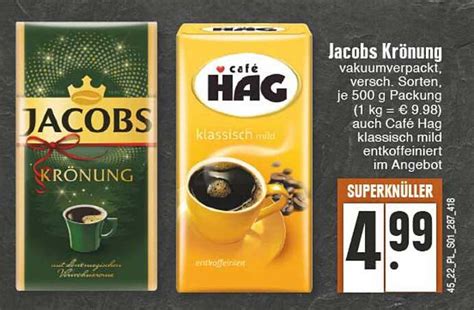 Jacobs Krönung Angebot bei E Center 1Prospekte de