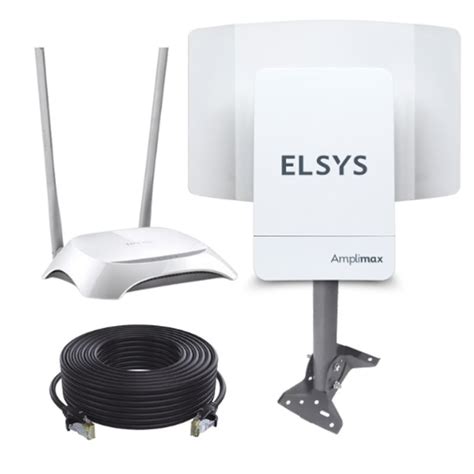 ELSYS Amplimax Modem Internet Rural KIT FULL Falabella