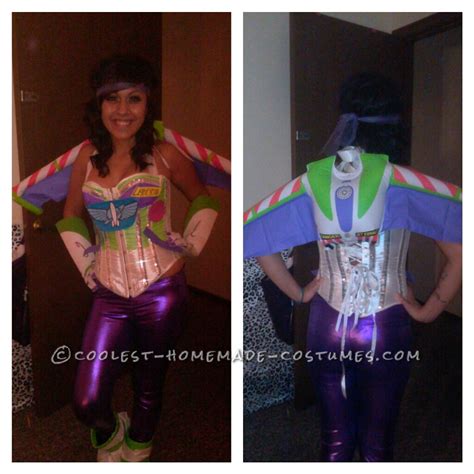 Cool Homemade Buzz Lightyear Costume For A Woman