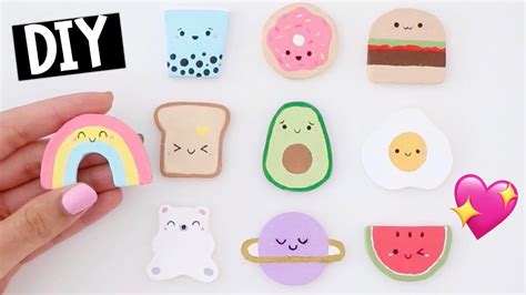 10 DIY CUTE CLAY PINS - Crafts To Do When You’re Bored! - YouTube