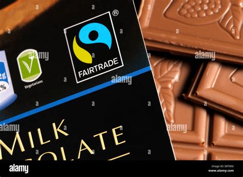 Fairtrade Milk Chocolate Stock Photo Alamy