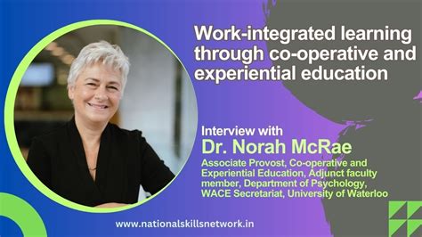 Work Integrated Learning Through Co Operative And Experiential