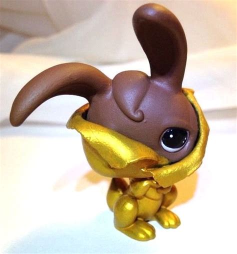 Littlest Pet Shop Milk Chocolate Bunny Lps Custom Hand Painted