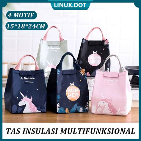 Jual Lunch Bag Tas Makan Siang Tas Insulasi Aluminium Foil Impor