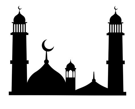 Mosque clipart silhouette, Mosque silhouette Transparent FREE for ...