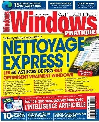 Windows et Internet Pratique N134 Mai Juin 2023 Télécharger Des