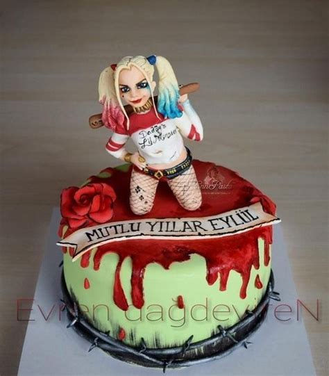 Harley Quinn Cake Cake By Ennpasta Delightful Fun Interesting