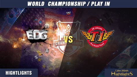 Chung Kết Thế Giới EDG vs SKT Highlights Group Stage Edward Gaming