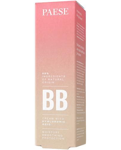 Paese BB Cream with hyaluronic acid 02 beige 30 ml cena opinie skład