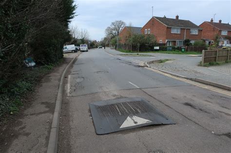 Speed Bump On Fen Road Hugh Venables Cc By Sa 2 0 Geograph Britain