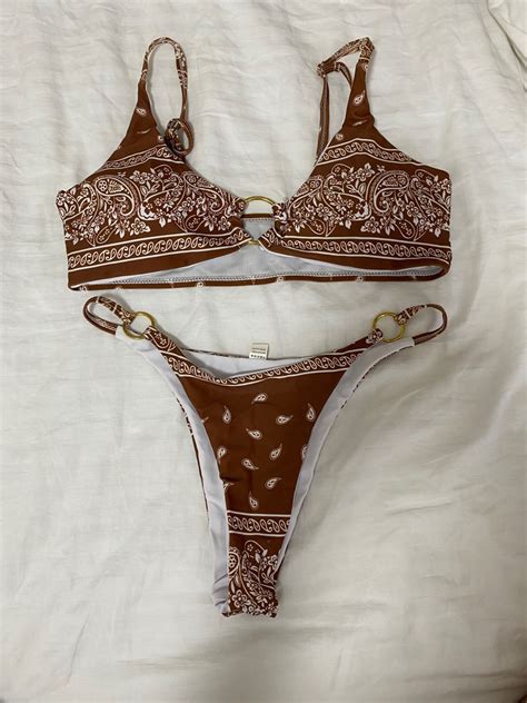 Bandana Style Bikini Women S Fashion Swimwear Bikinis Swimsuits On Carousell