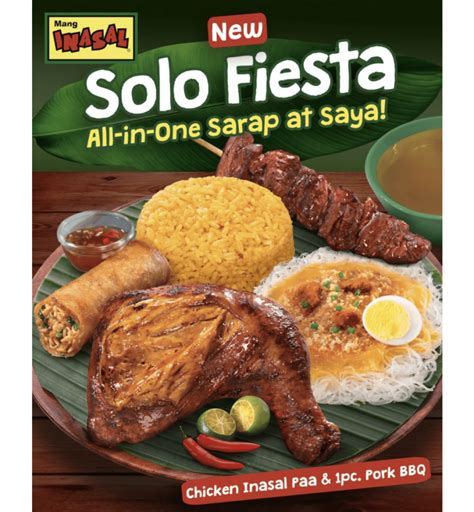 Mang Inasal Solo Fiesta Is Now Available Nationwide