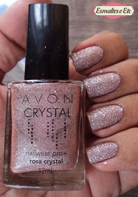 Esmalte Em Gel Crystal Avon Nailwear Pro Rosa Crystal R Em