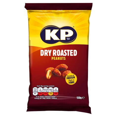 Kp Jumbo Dry Roasted Peanuts 150g