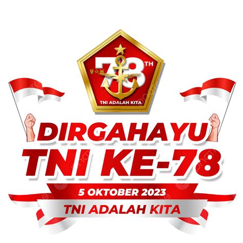 Kartu Ucapan Hut Tni 2023 Berlogo Ke 78 Hut Tni Ke 78 Logo Hut Tni