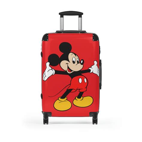 Mickey Mouse Suitcase Mickey Mouse Travel Case Kids Custom Suitcase