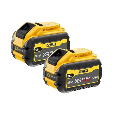 Dewalt Xr Universal Dual Port Charger With 54v 9ah Batteries Dcb132x2