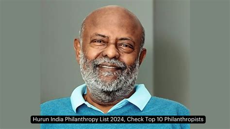 Hurun India Philanthropy List 2024 Check Top 10 Philanthropists