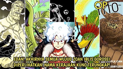 SPOILER OP 1110 DARI EDITOR AKHIRNYA WUJUD ZOAN IBLIS GOROSEI