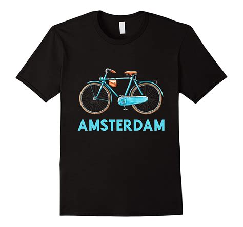 Amsterdam Bike Retro Tee City Cycling Shirt Dutch T Shirt T Shirt