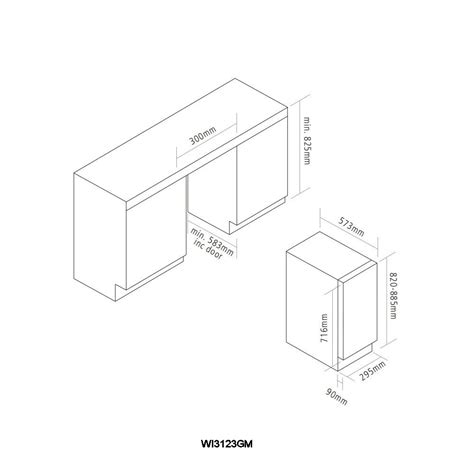 Caple Caple Wi3125gm Single Zone Wine Cabinet Appliance Source