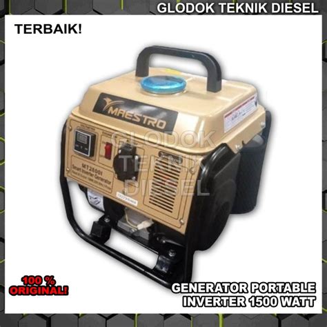 Jual Genset Generator Portable Inverter Watt Bensin Type I