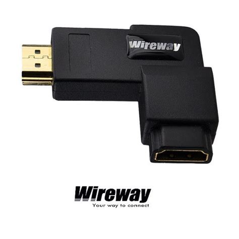 Przejściówka Adapter Wireway Hdmi Hdmi 90 Stopni