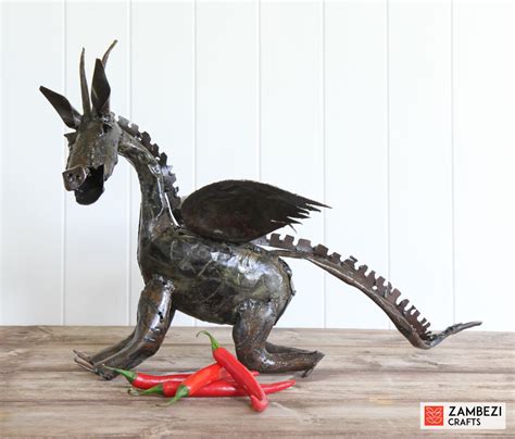 Dragon Recycled Metal Zambezi Crafts