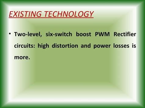 Three Phase Power Factor Improvement Using Vienna Rectifier PPT