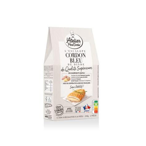 L ATELIER PERE DODU Escalope Cordon Bleu de Dinde Qualité supérieure 2