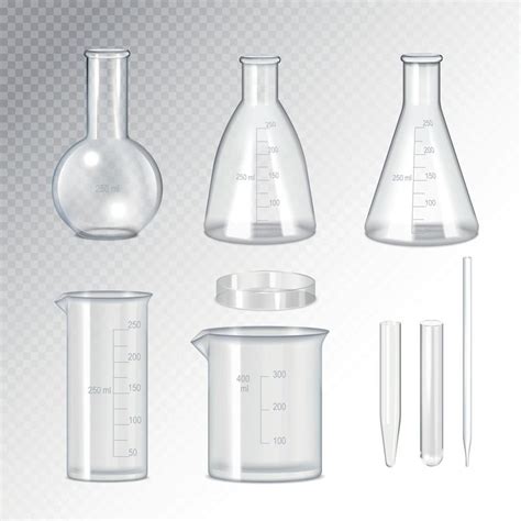 Laboratory Glassware Realistic Vector Illustration 2951484 Vector Art